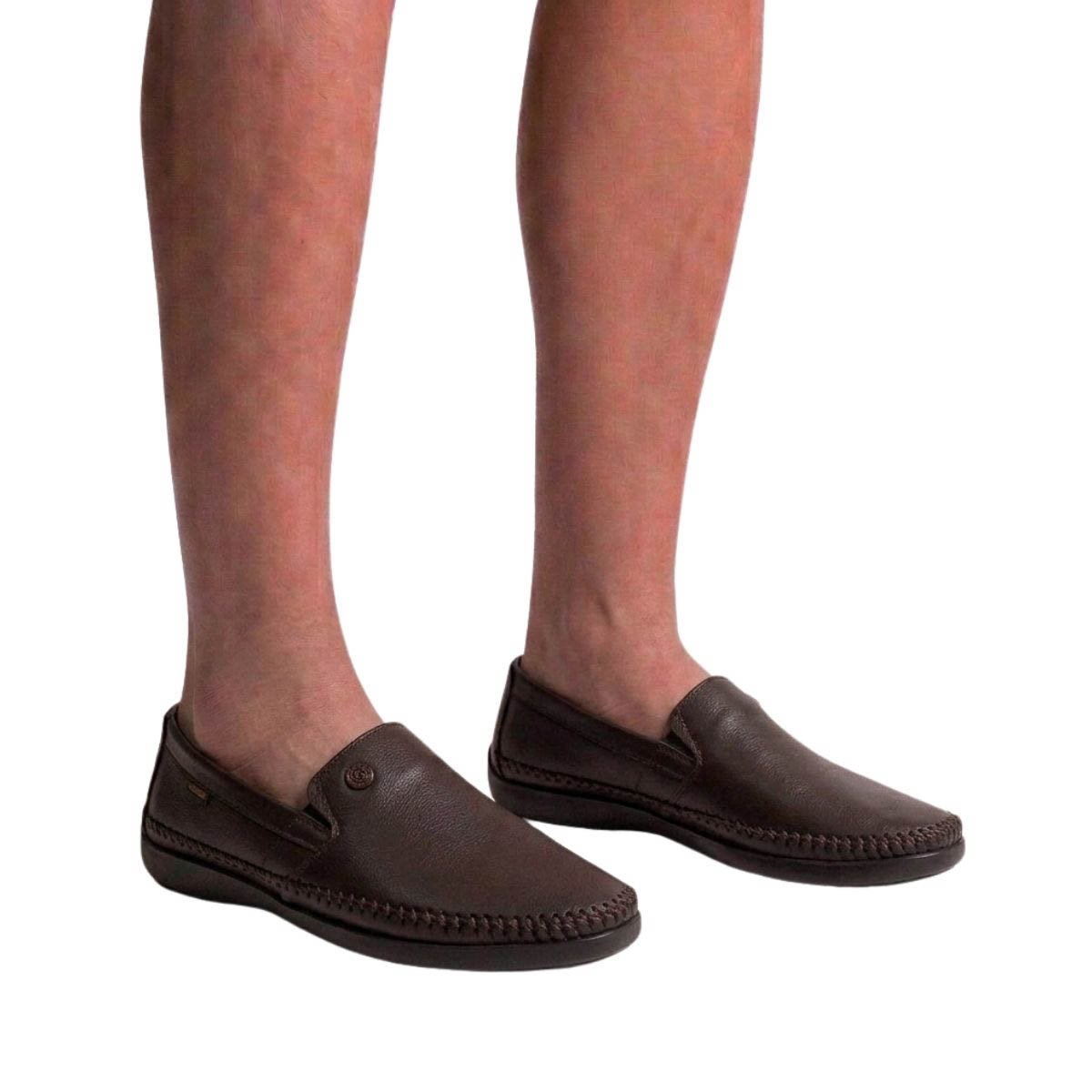 Mocassim Freeway Masculino LOGANX1 Marrom Marrom 7