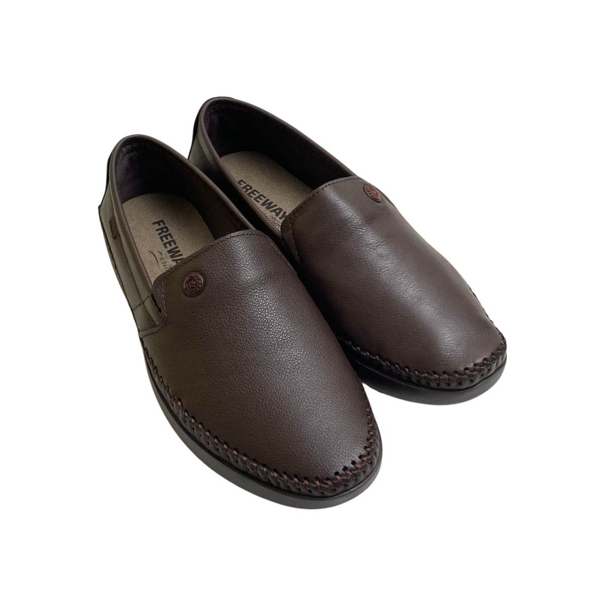 Mocassim Freeway Masculino LOGANX1 Marrom Marrom 2