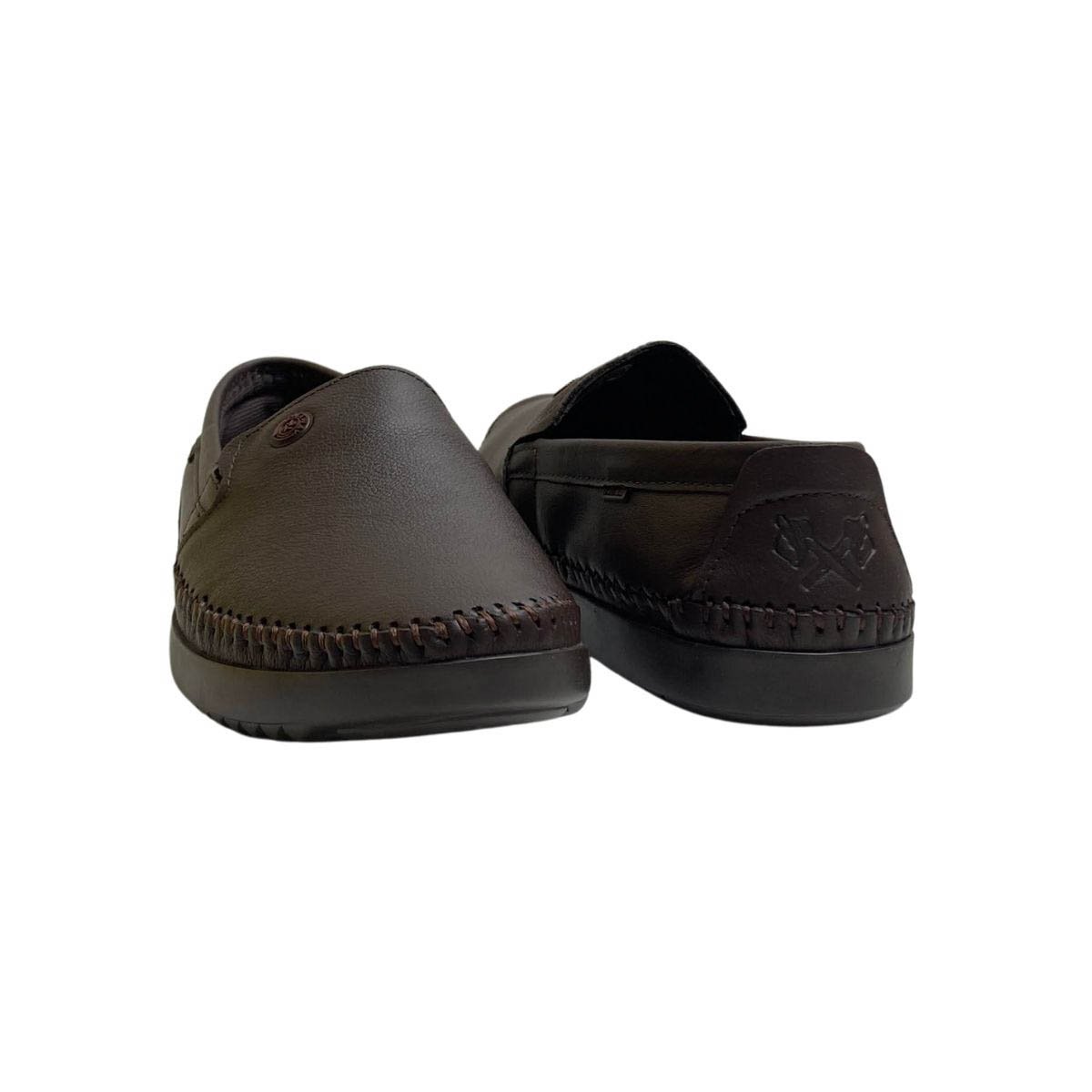 Mocassim Freeway Masculino LOGANX1 Marrom Marrom 3