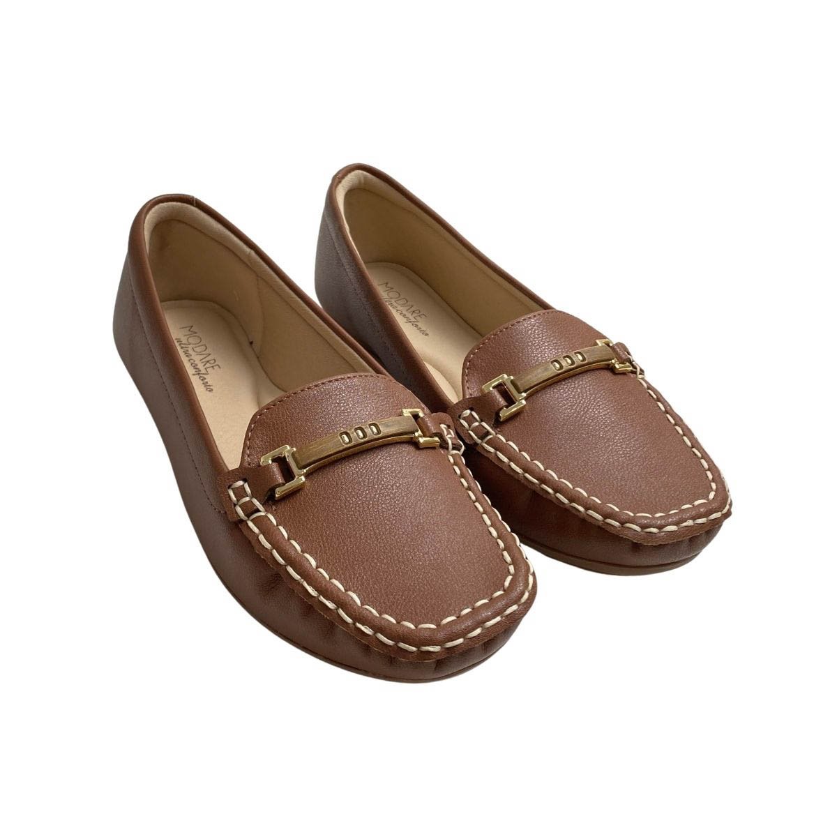 Mocassim Modare Feminino 7035664 Marrom Marrom 4