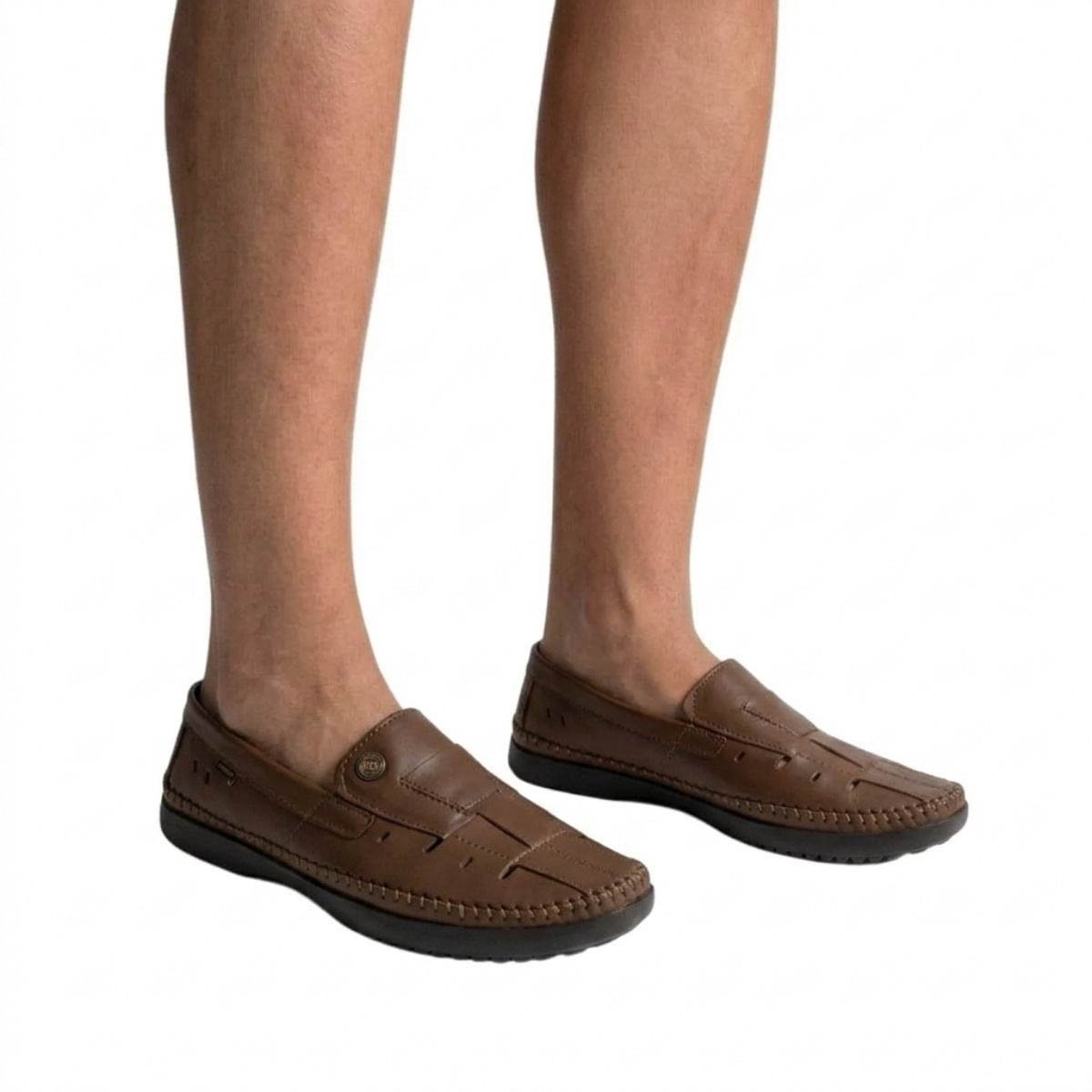 Mocassim Freeway Masculino LOGAN2 Marrom Marrom 2