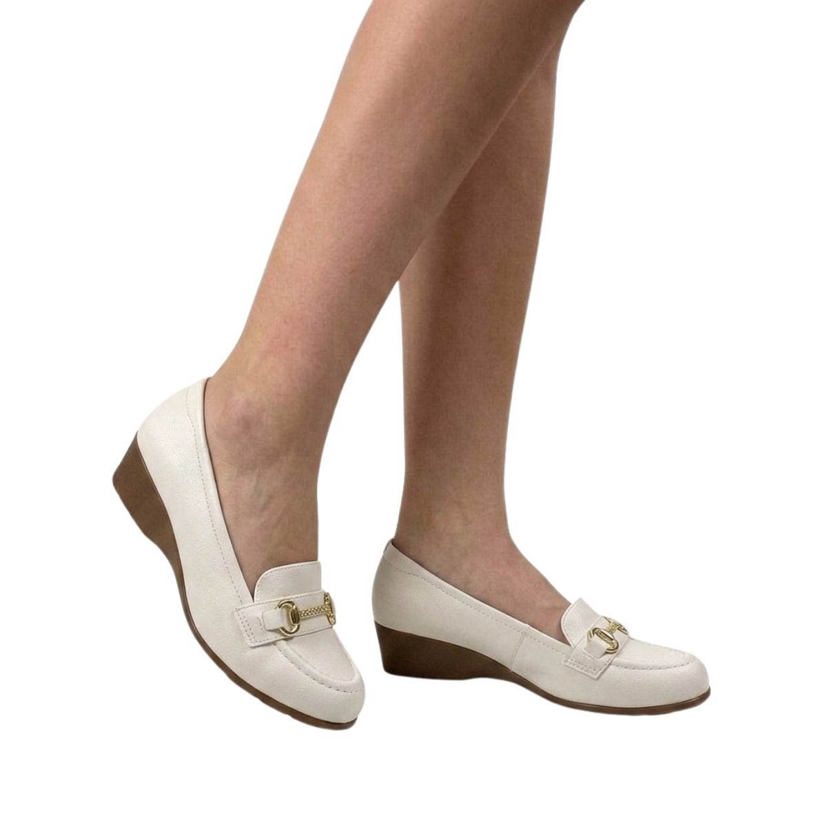 Sapato Modare Feminino 7014229 Off White Branco 2