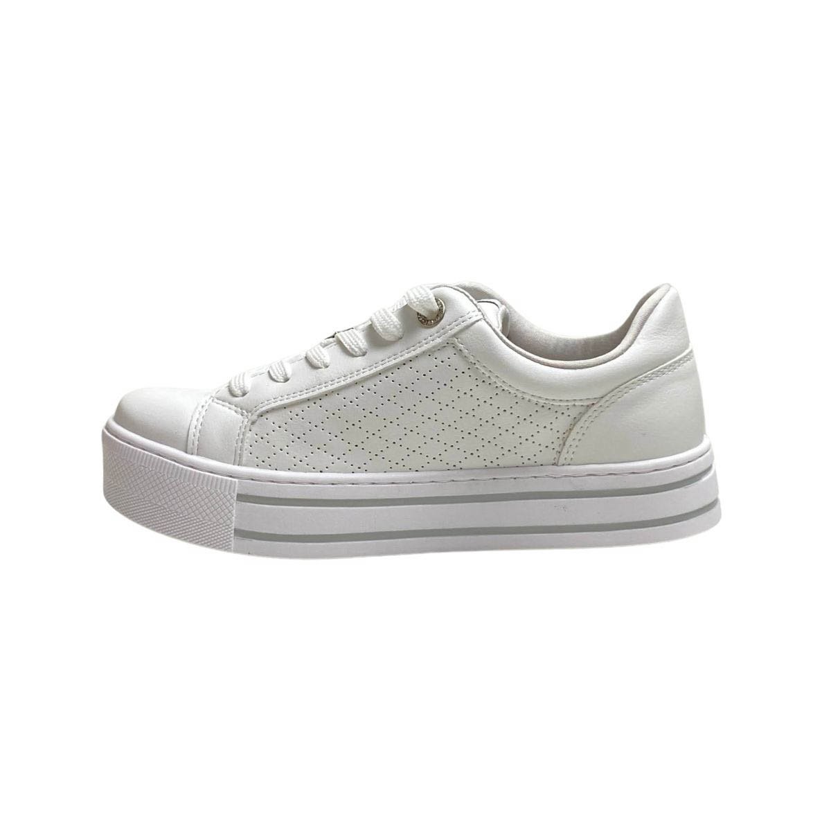 Tênis Via Marte Feminino 010013 Branco Branco 3