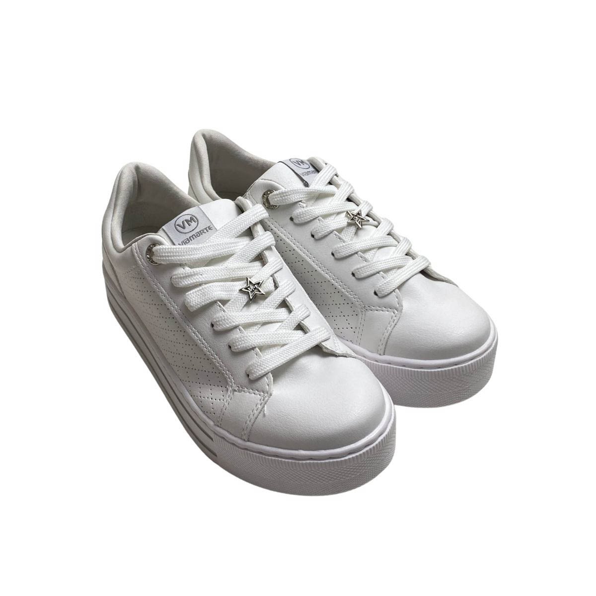Tênis Via Marte Feminino 010013 Branco Branco 4