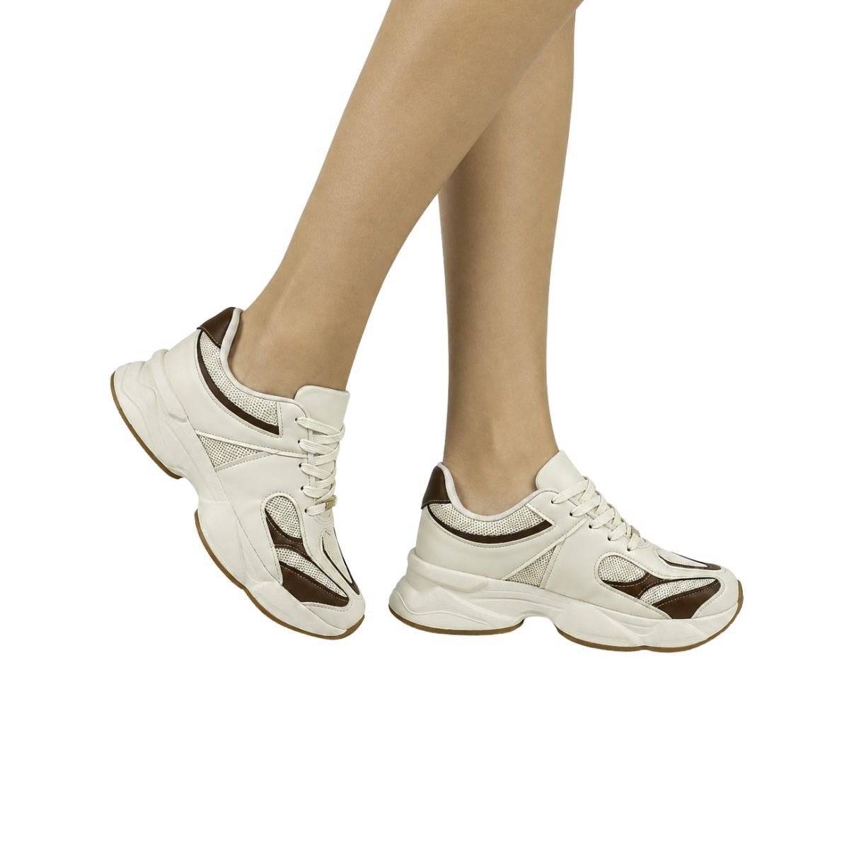 Tênis Vizzano Feminino 1478100 Creme Bege 2