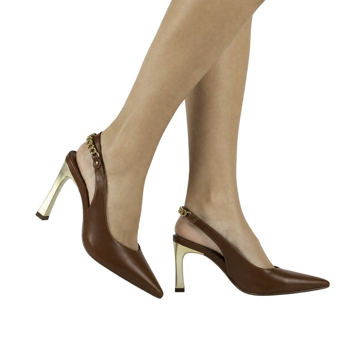 Scarpin Simone Mendes Bebecê Feminino T9452227 Marrom Claro Marrom 2