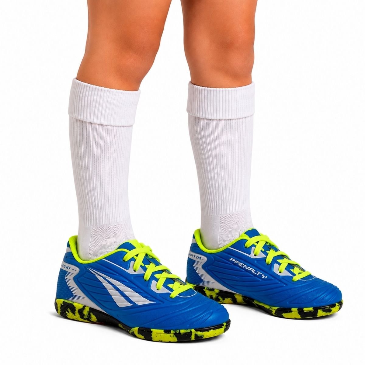 Tênis Matis Turbo Futsal Penalty Infantil Menino 126320 Azul Azul 2