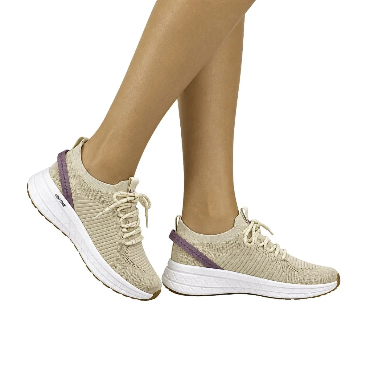 Tênis Actvitta Feminino 4841117 Bege Bege 2