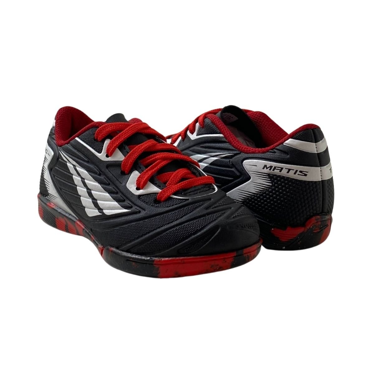 Tênis Matis Turbo Futsal Penalty Infantil Menino 126320 Preto Preto 5