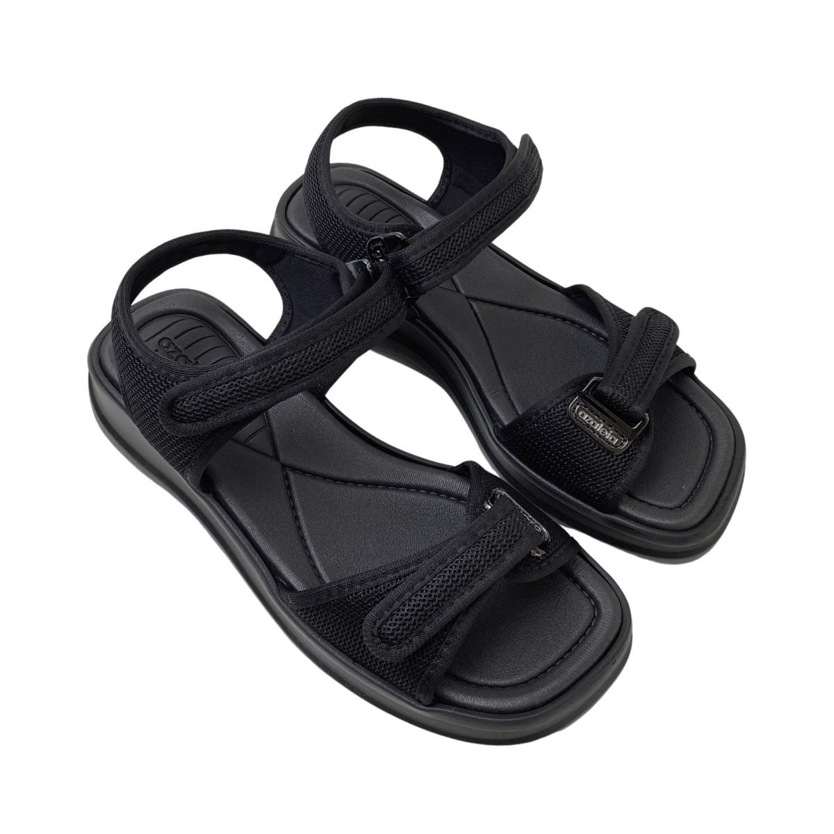 Papete Azaleia Feminina 18451 Preta Preto 4