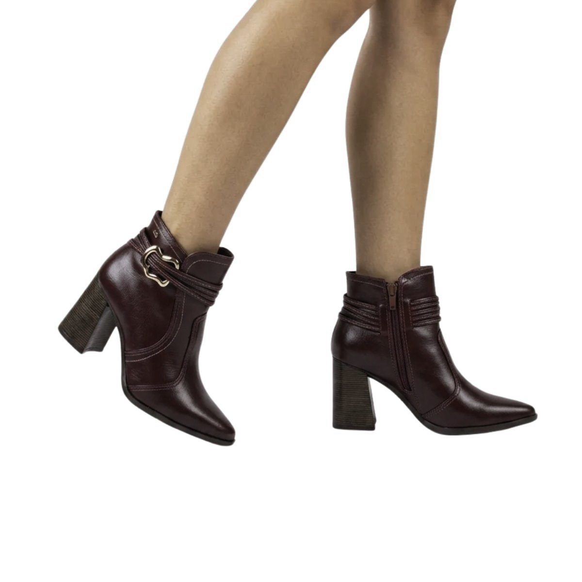 Bota Dakota Feminina D2393 Bordô Bordô 2