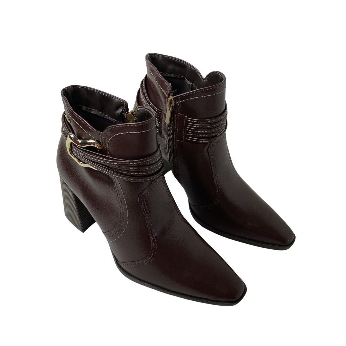 Bota Dakota Feminina D2393 Bordô Bordô 4