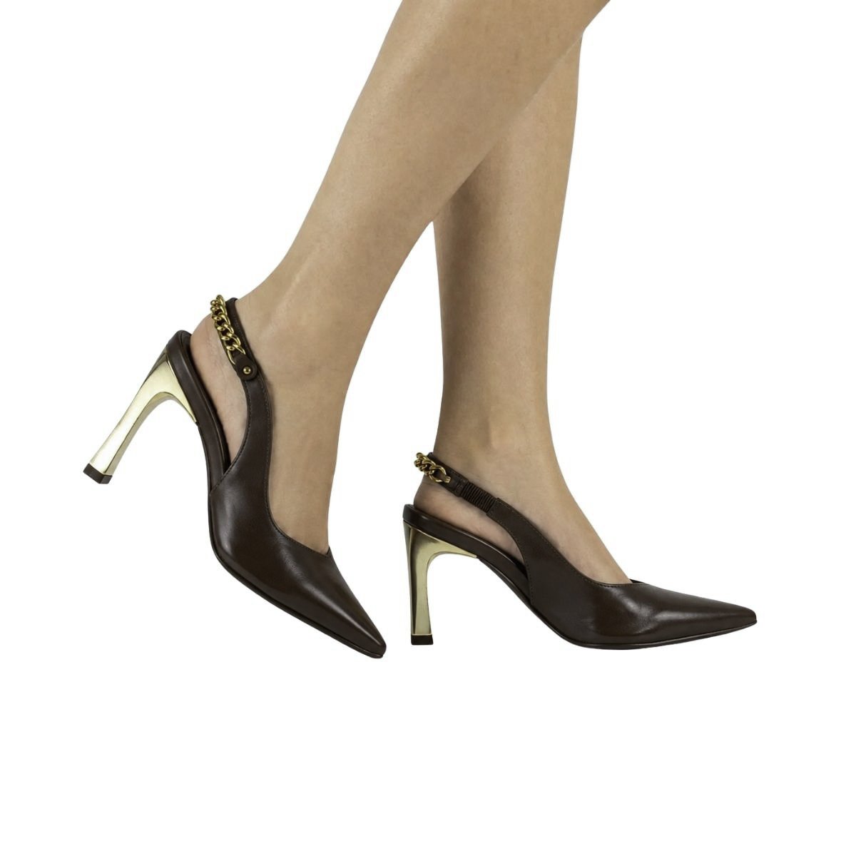 Scarpin Simone Mendes Bebecê Feminino T9452227 Marrom Escuro Marrom 2