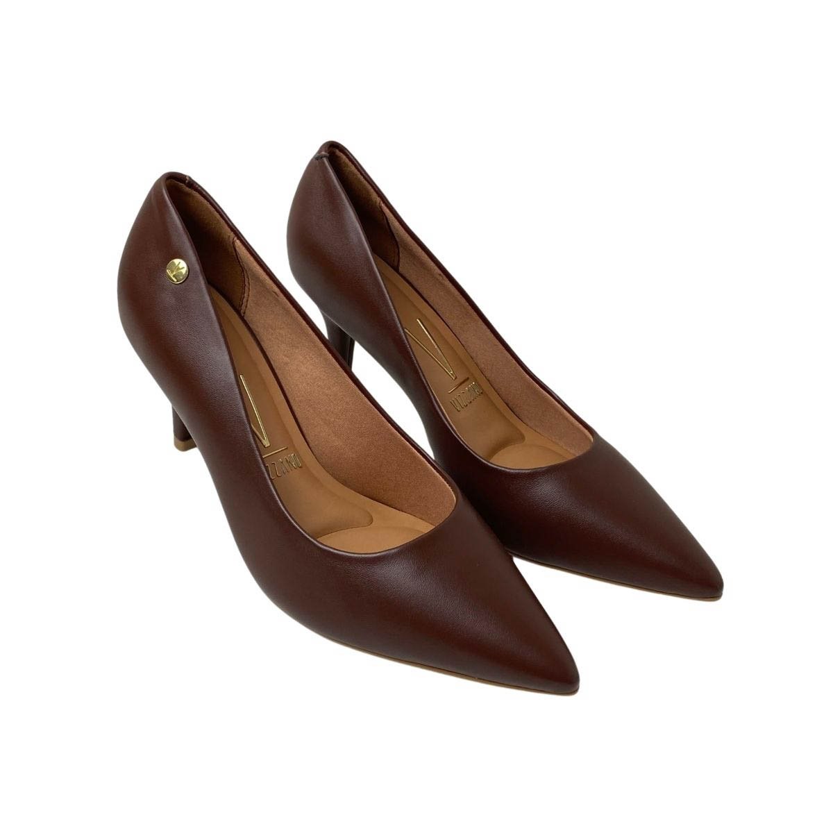 Scarpin Vizzano Feminino 1185702 Marrom Marrom 4