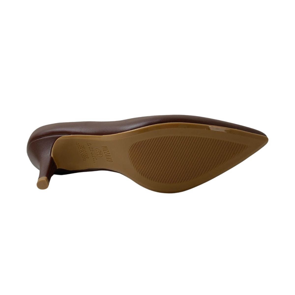 Scarpin Vizzano Feminino 1185702 Marrom Marrom 6