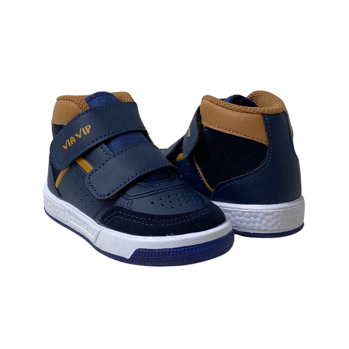 Tênis Via Vip Infantil Menino VV2825 Marinho Azul Marinho 5