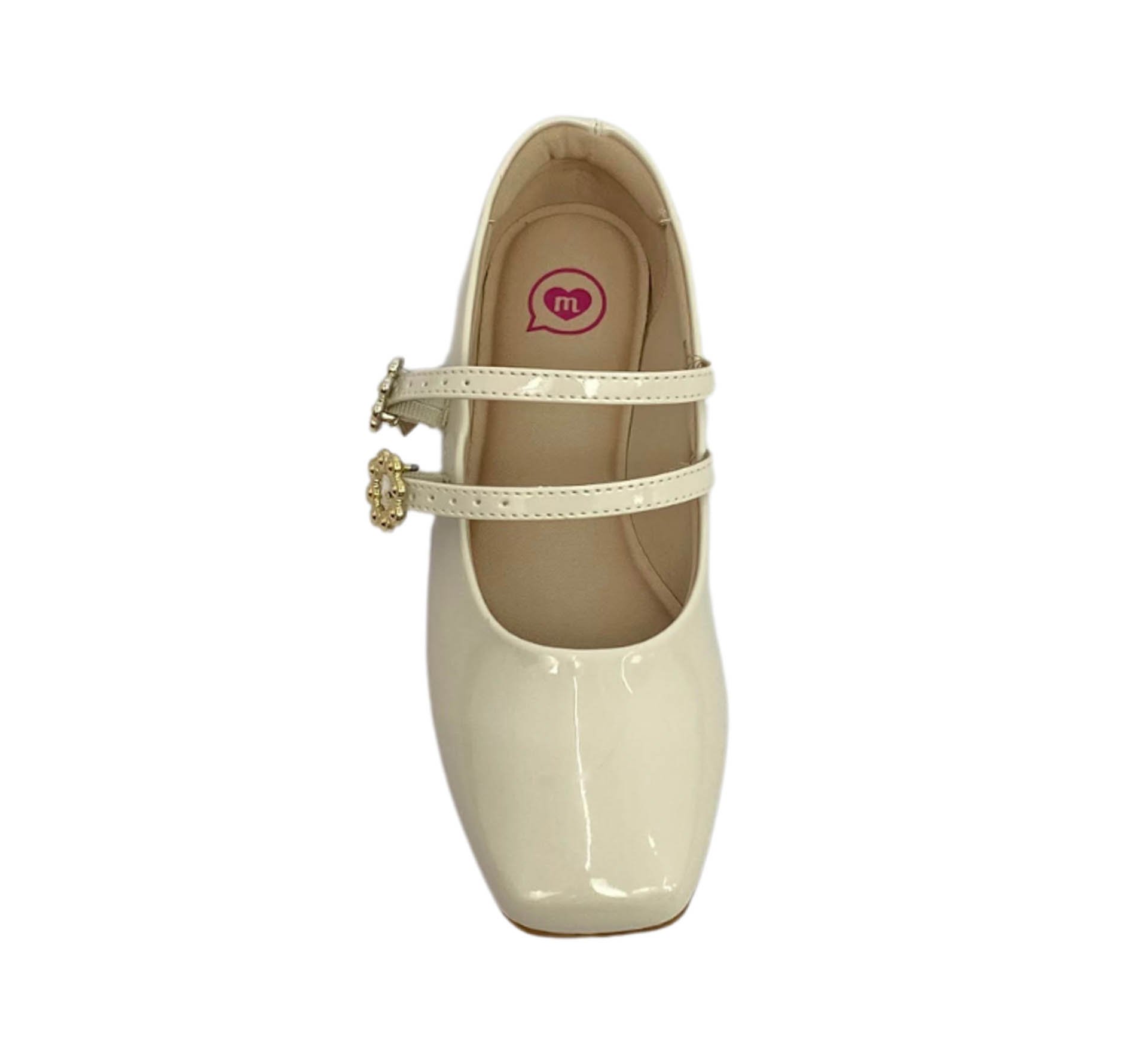 Sapatilha Molekinha Infantil Menina 2548210 Off White Off White 3