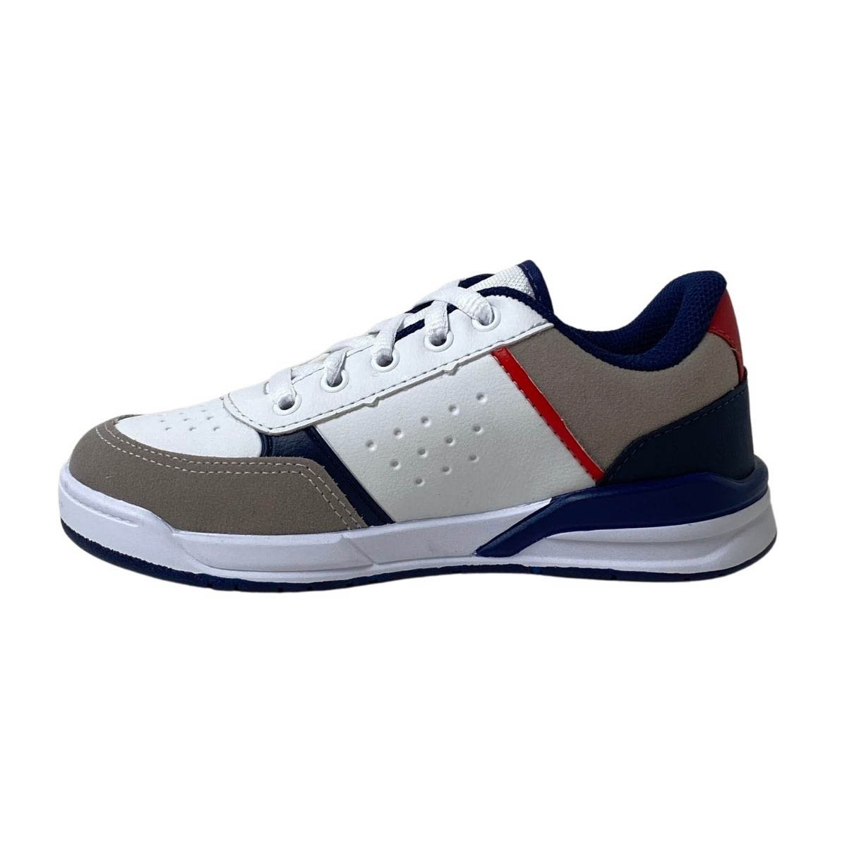 Tênis Via Vip Infantil Menino VV4009 Marinho/Vermelho Multicores 3