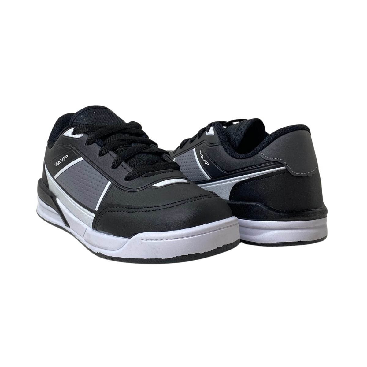 Tênis Via Vip Infantil Menino VV4029 Preto Preto 5