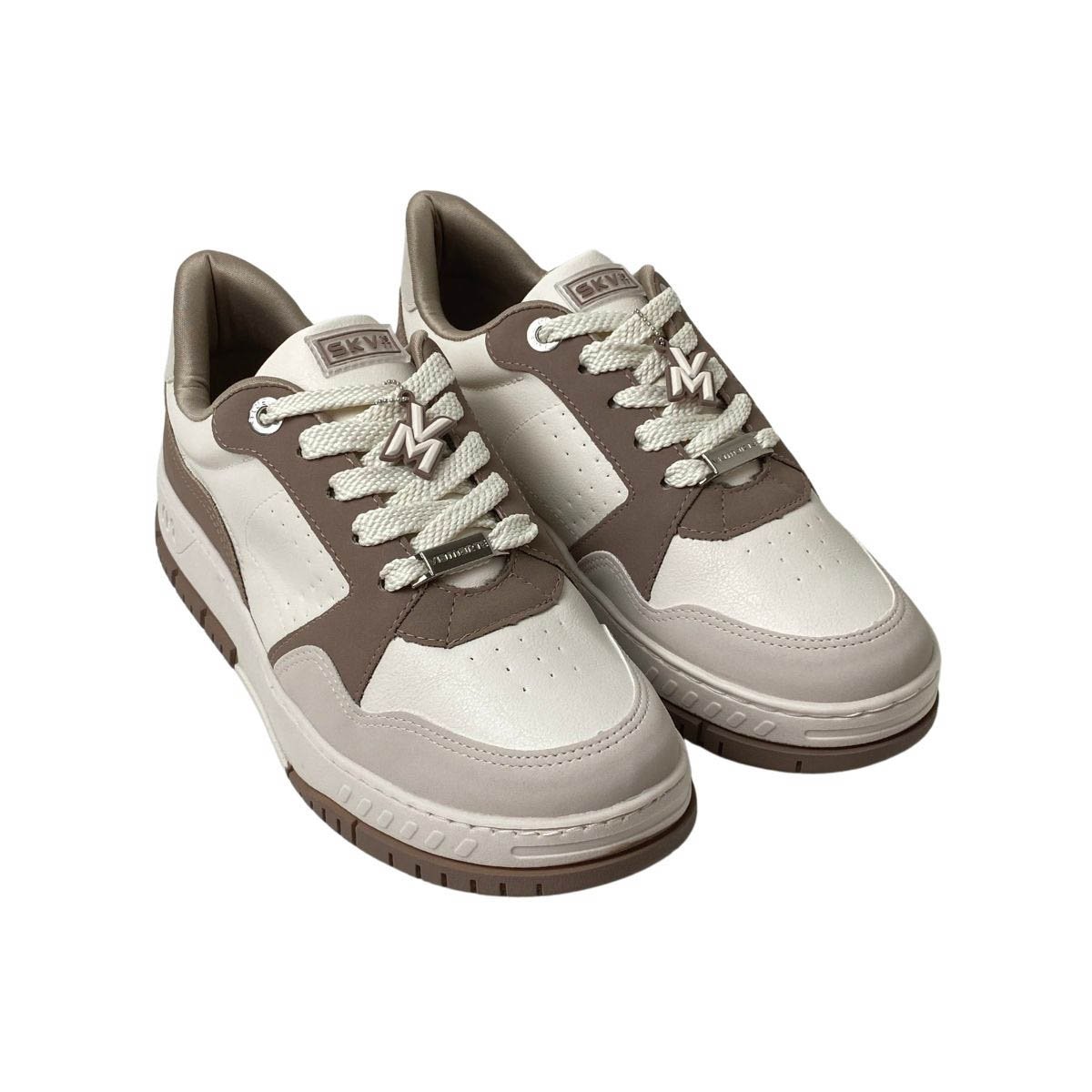 Tênis Via Marte Feminino 219015 Bege Bege 4