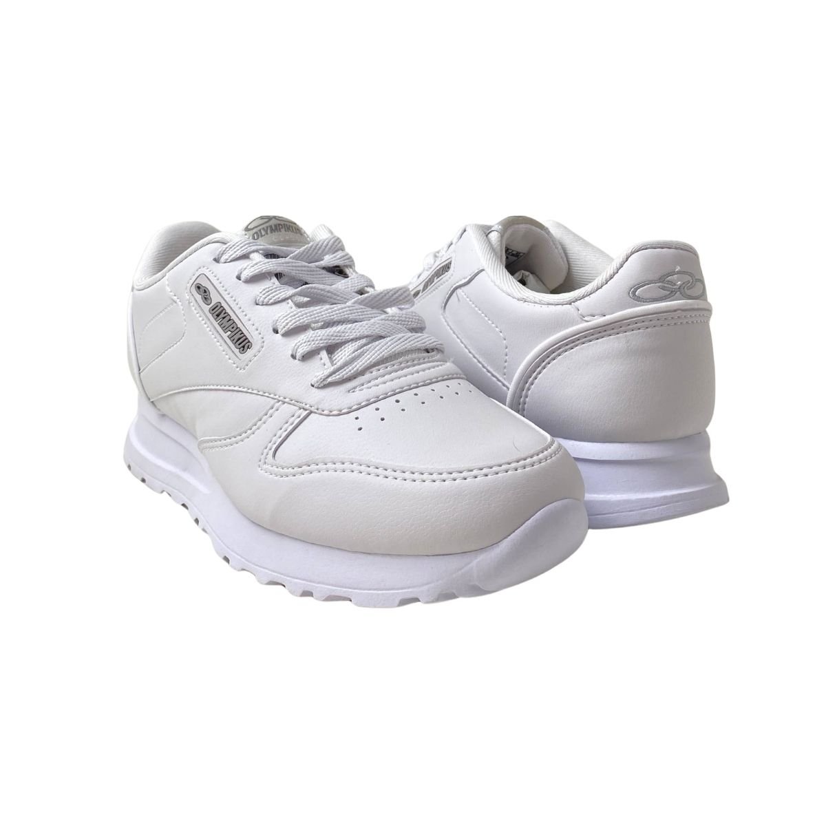 Tênis Jogging Olympikus Masculino 100M Branco Branco 6