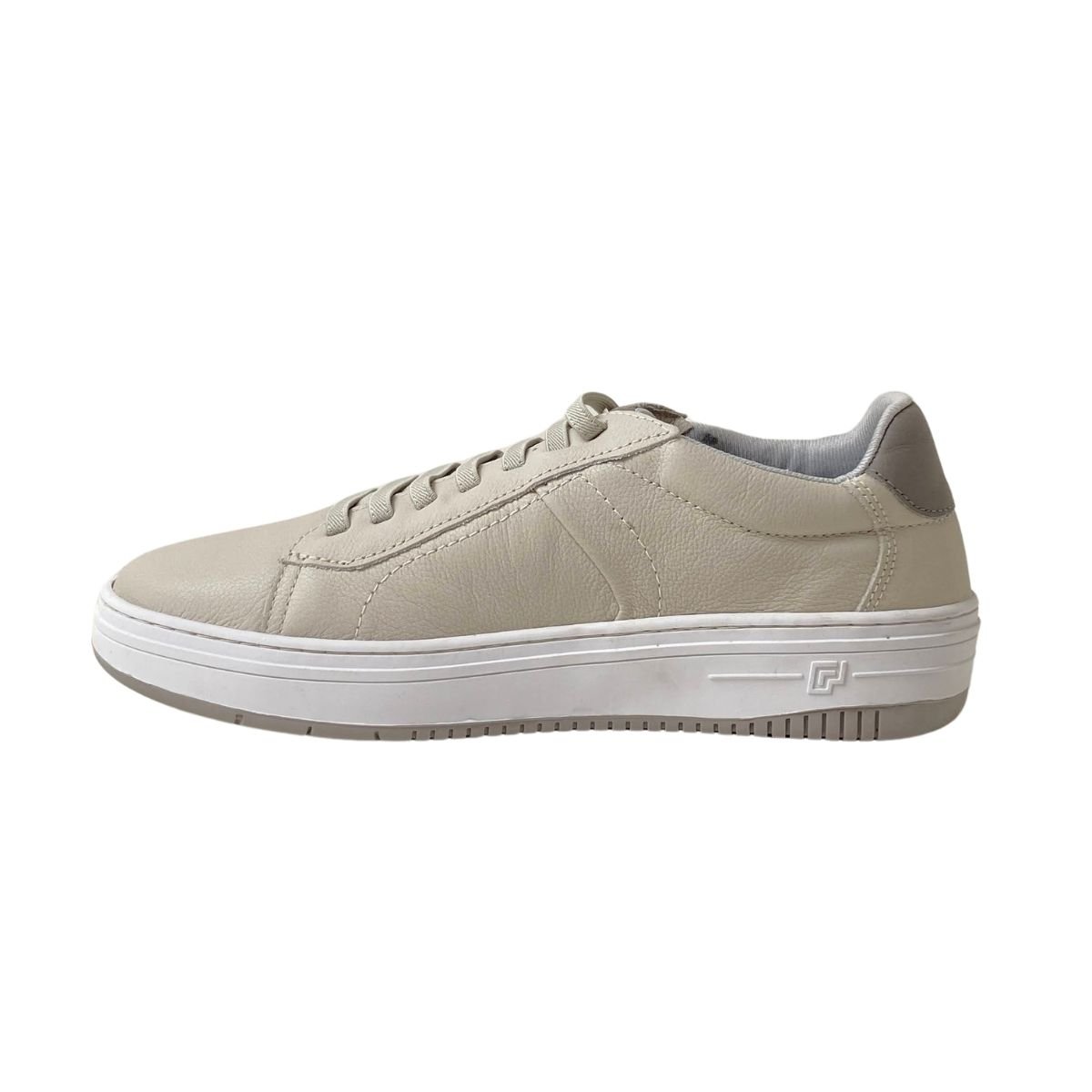 Sapatenis Freeway Masculino EVO02 Branco Bege/Branco 3