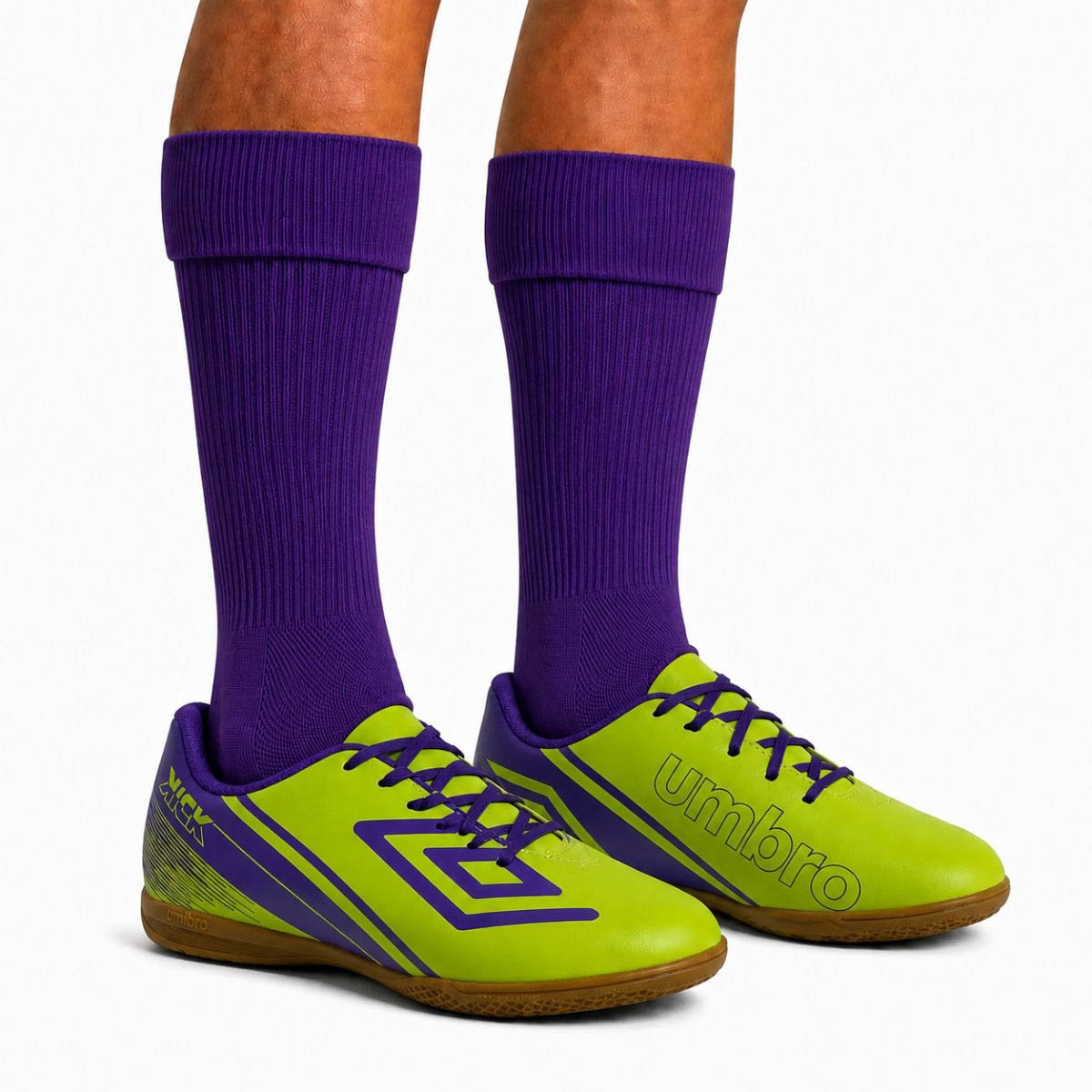 Tênis Futsal Kick Umbro Masculino UO1FB00495 Verde Verde 2