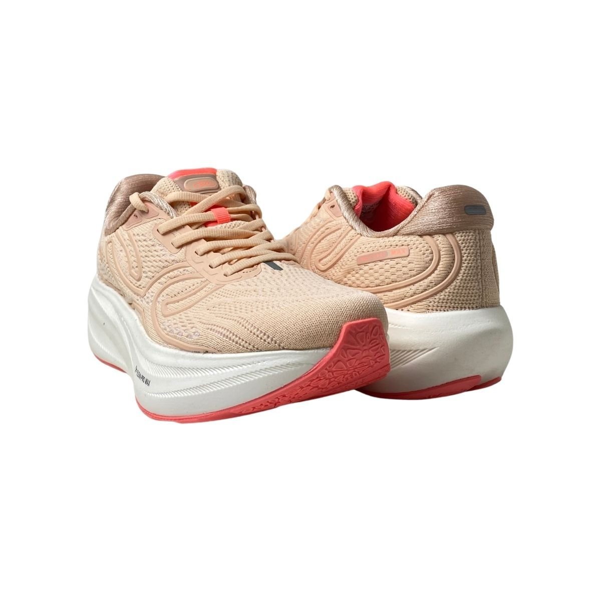 Tênis Corre Max Olympikus Feminino CORRE-MAX-F Rosa Claro Pêssego 5