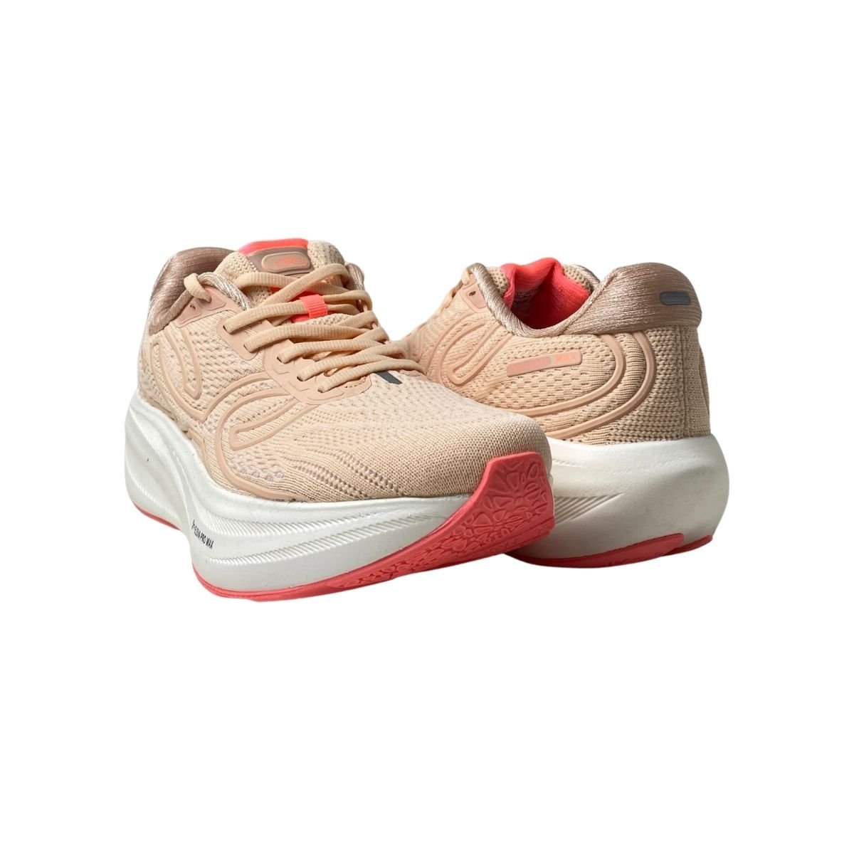 Tênis Corre Max Olympikus Feminino CORRE-MAX-F Rosa Claro Pêssego 5