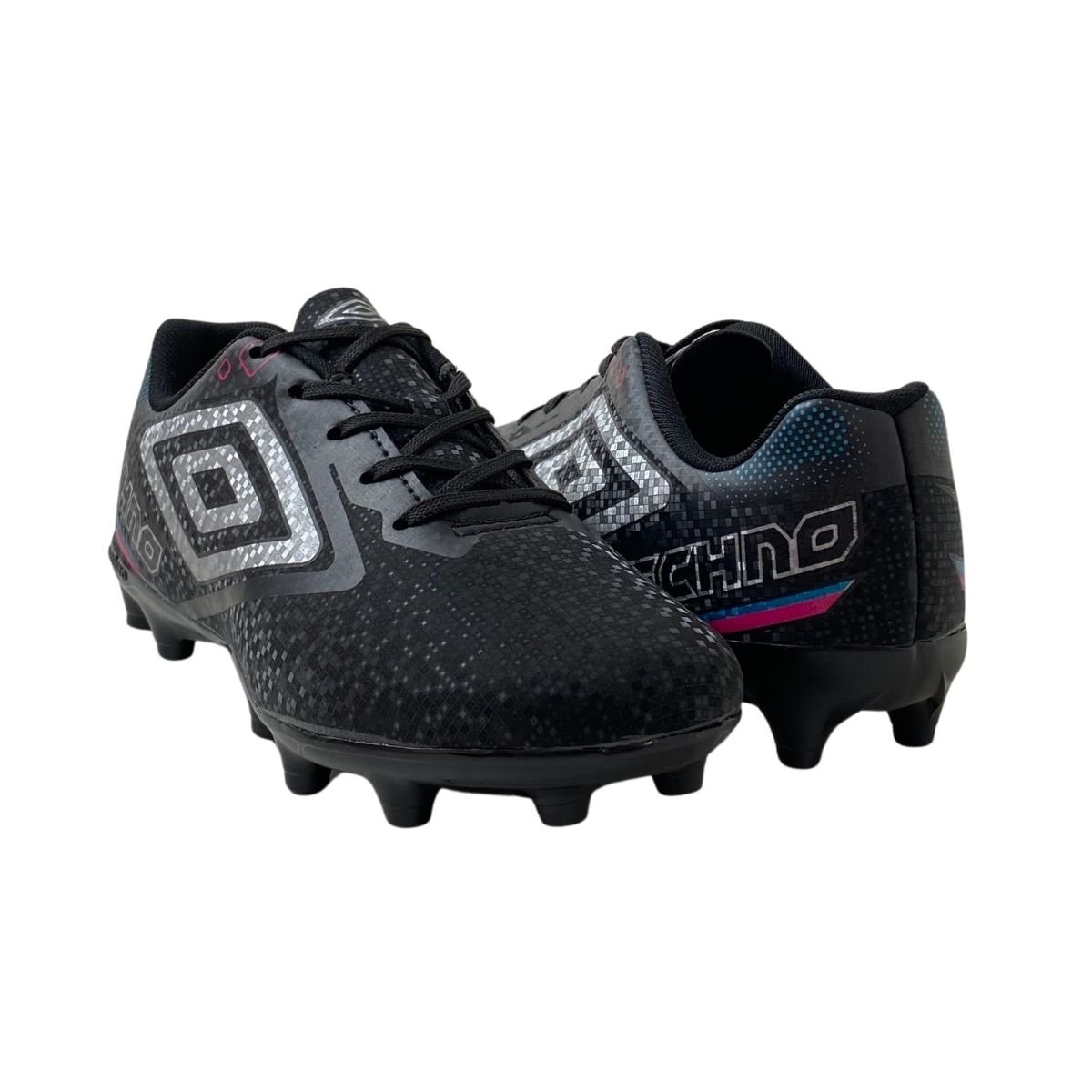 Chuteira Techno II Campo Umbro Infantil Menino UO7FB00343 Preto Preto 5