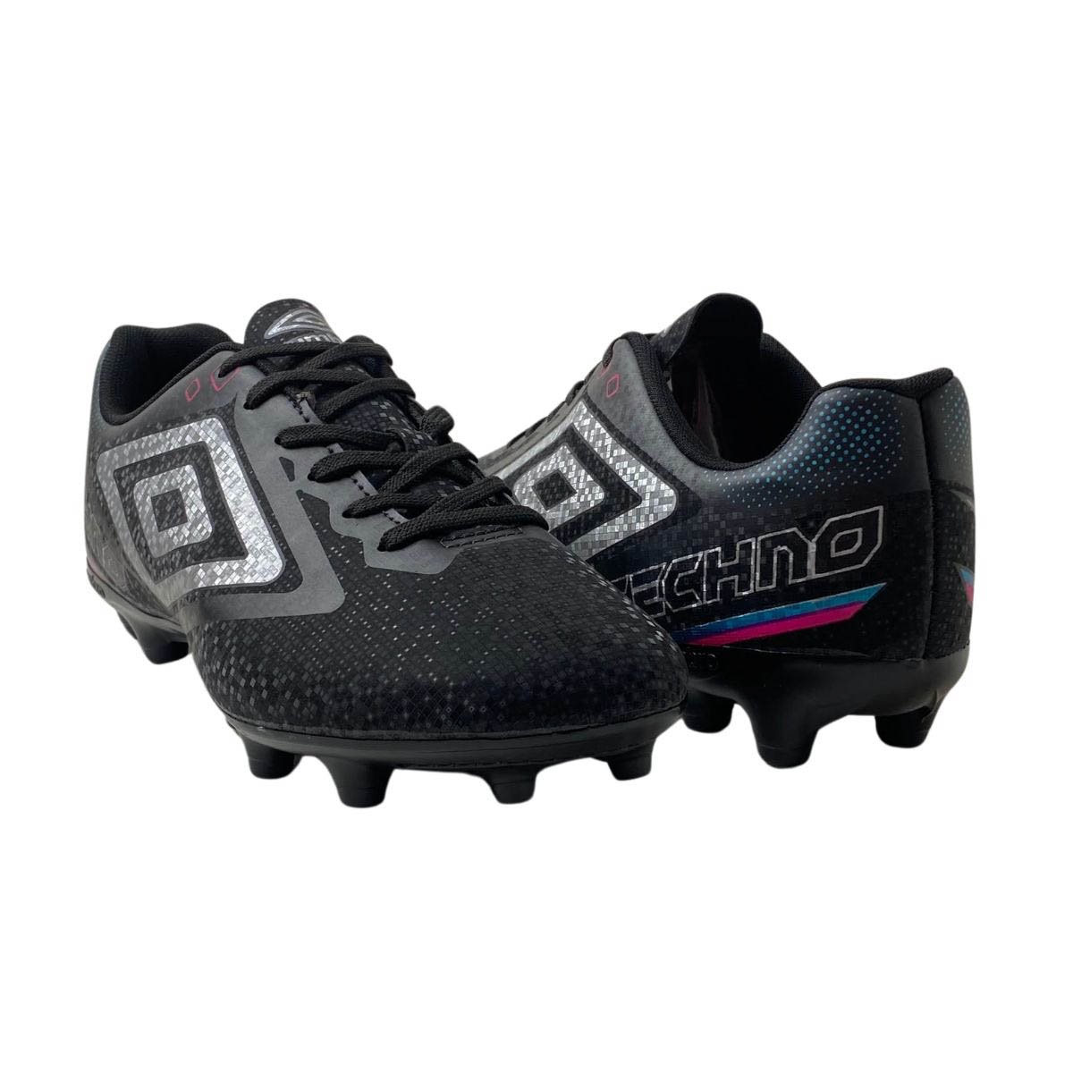 Chuteira Campo Techno Umbro Masculino UO1FB00315 Preto Preto 5