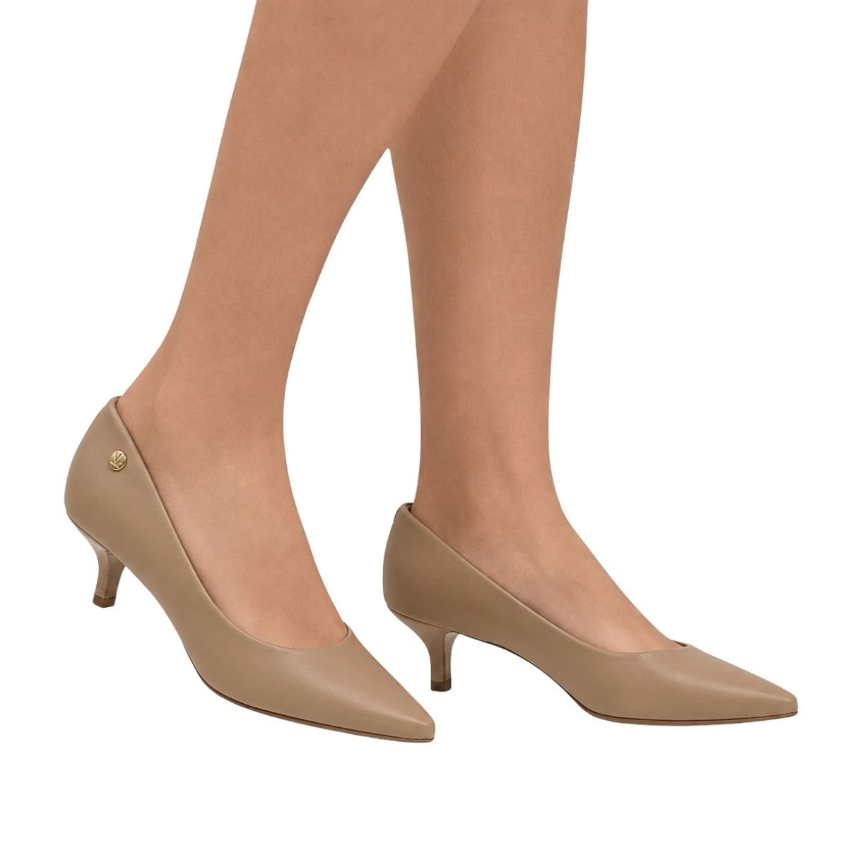 Scarpin Vizzano Feminino 1122828 Bege Bege 2