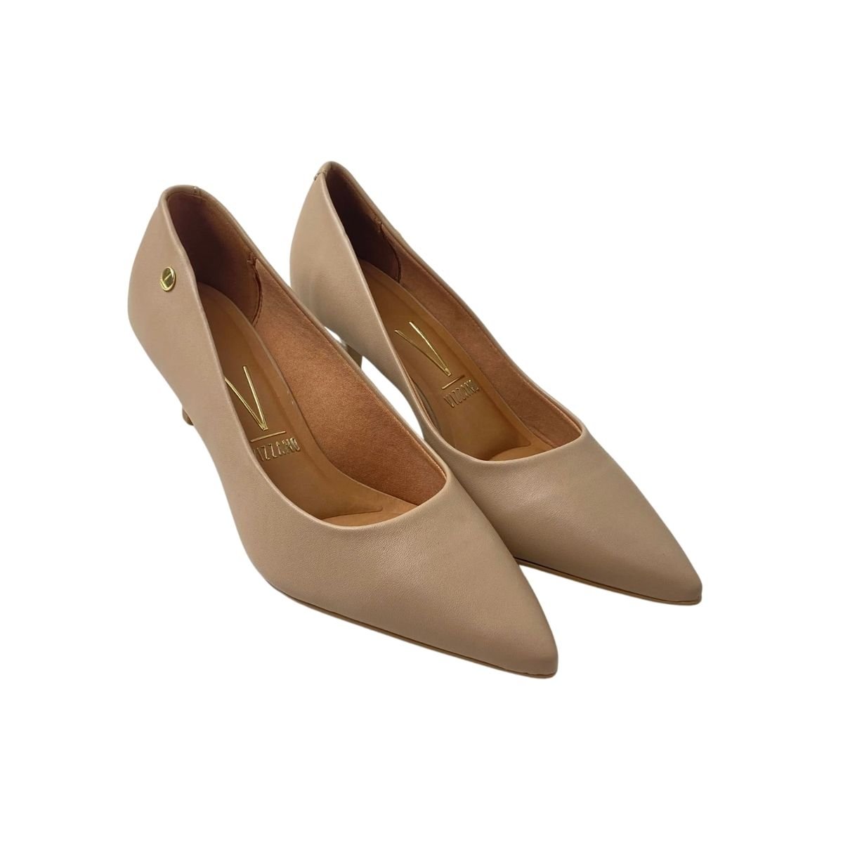Scarpin Vizzano Feminino 1122828 Bege Bege 4