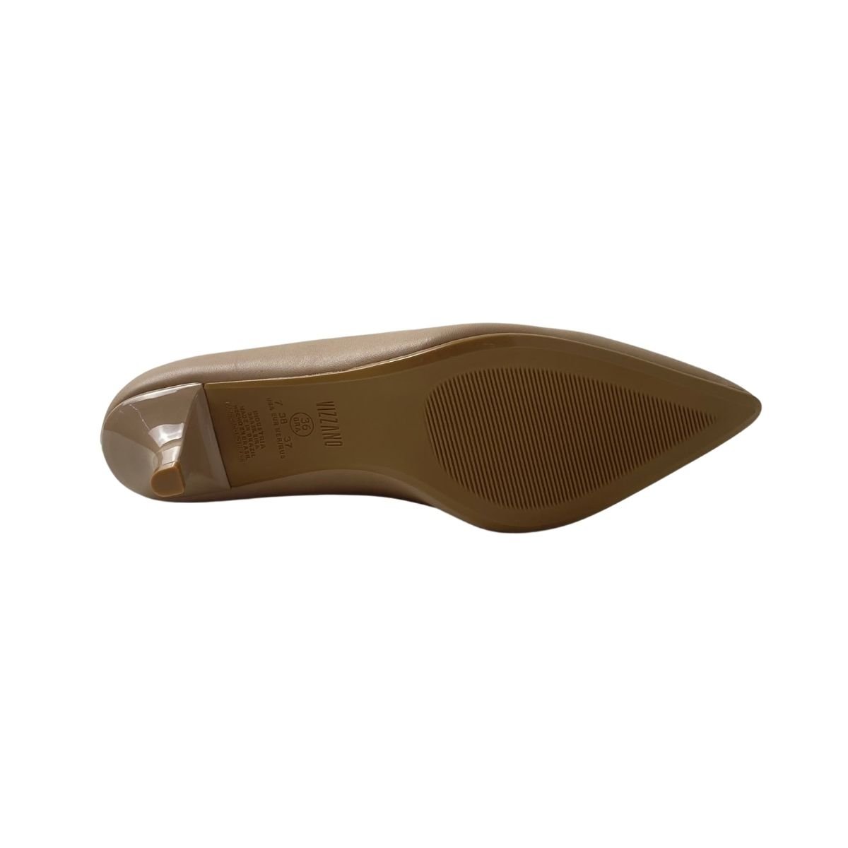 Scarpin Vizzano Feminino 1122828 Bege Bege 6