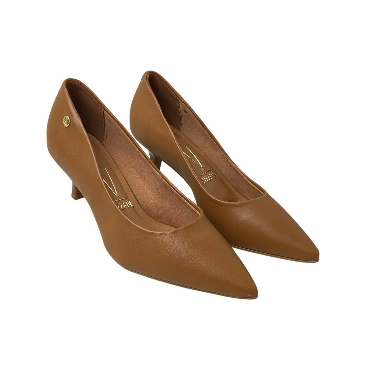 Scarpin Vizzano Feminino 1122828 Marrom Claro Marrom 4