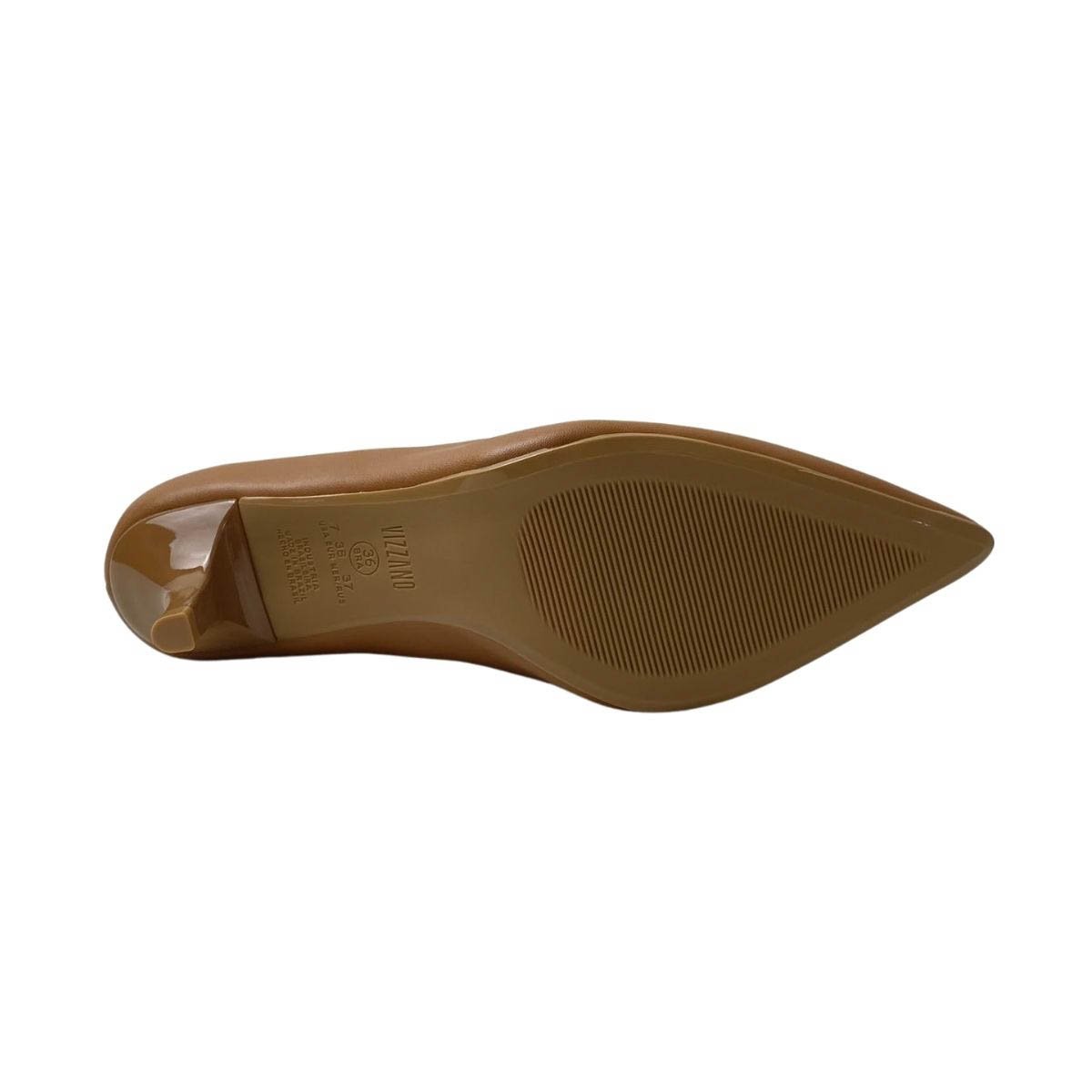Scarpin Vizzano Feminino 1122828 Marrom Claro Marrom 6