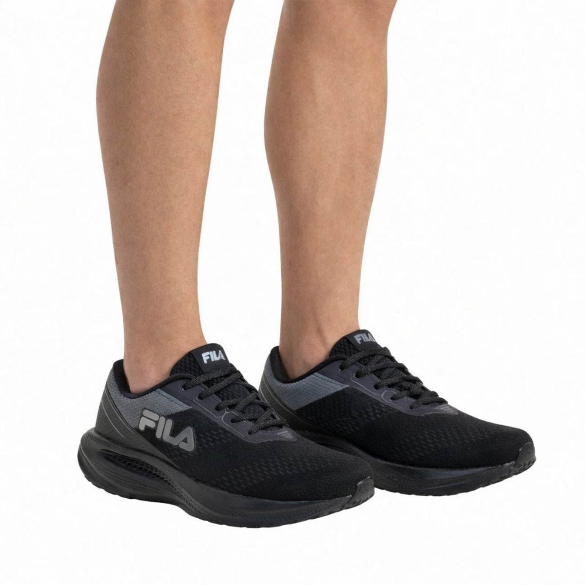 Tênis Rise Fila Masculino FO1TR00108M Preto/Preto Preto 2