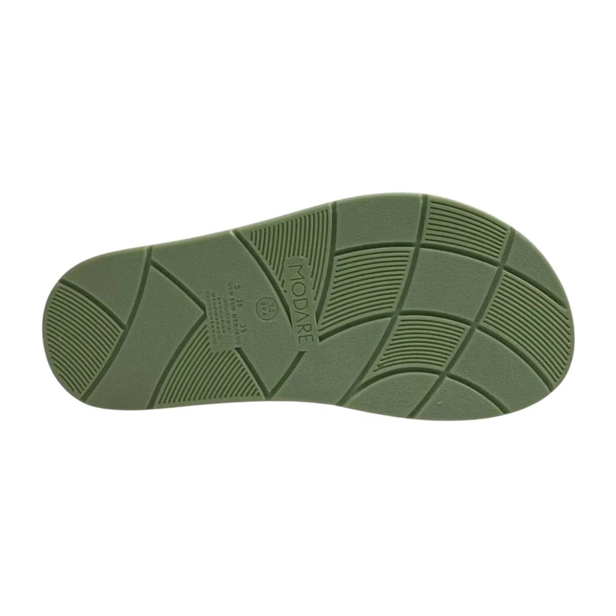Tamanco Modare Feminino 7208101 Verde Verde 6