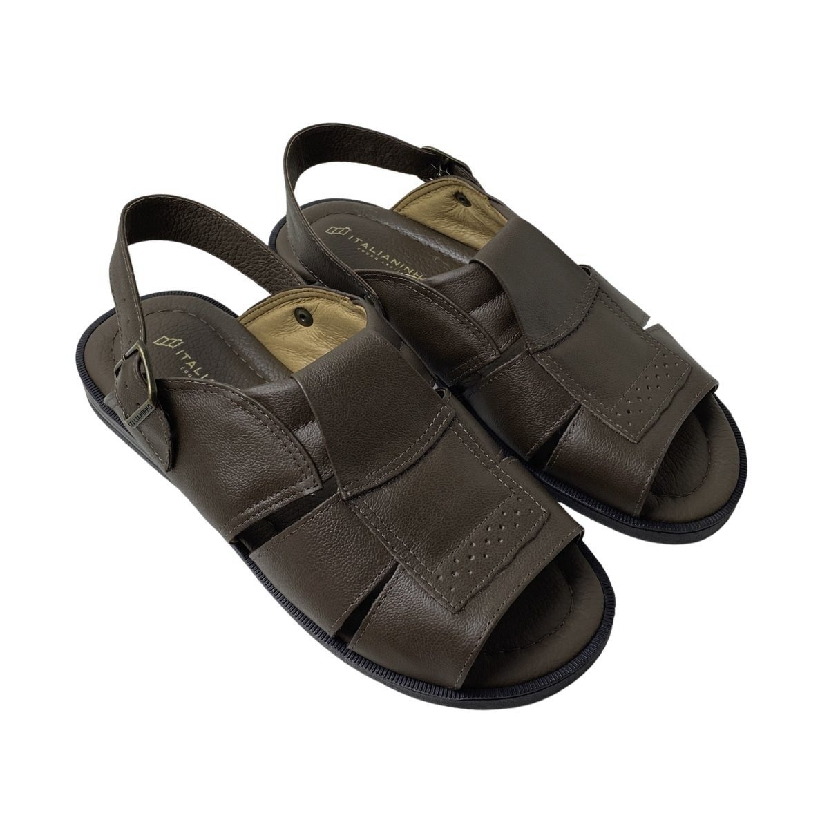Chinelo Italianinho Masculino 340302 Marrom Marrom 5