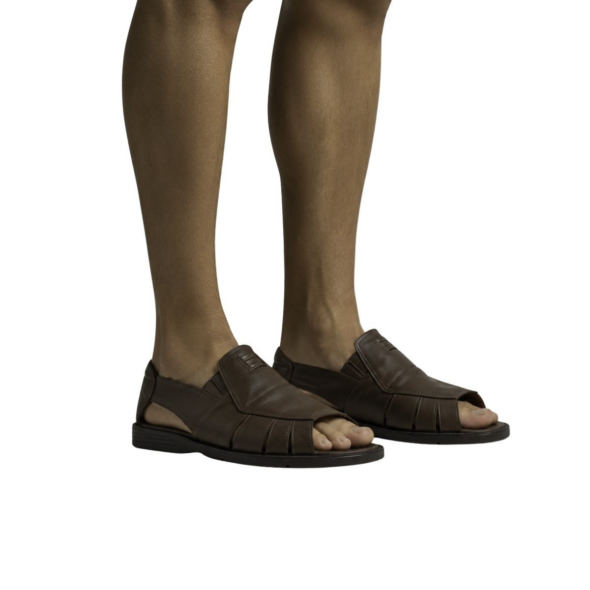 Sandália Italianinho Masculina 340506 Marrom Marrom 2