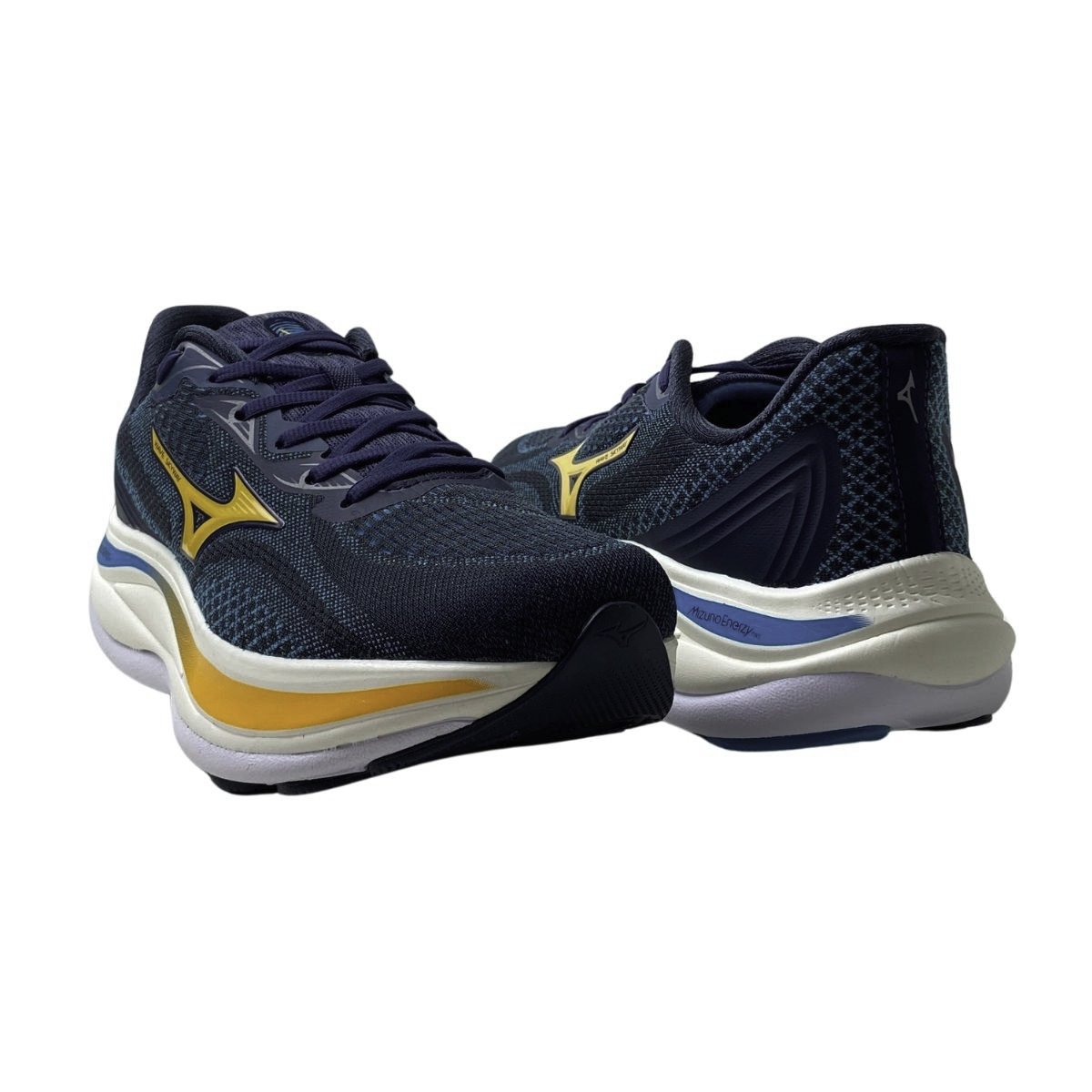 Tênis WAVE SKYWAY Mizuno Masculino 101143143M Marinho Azul Marinho 5