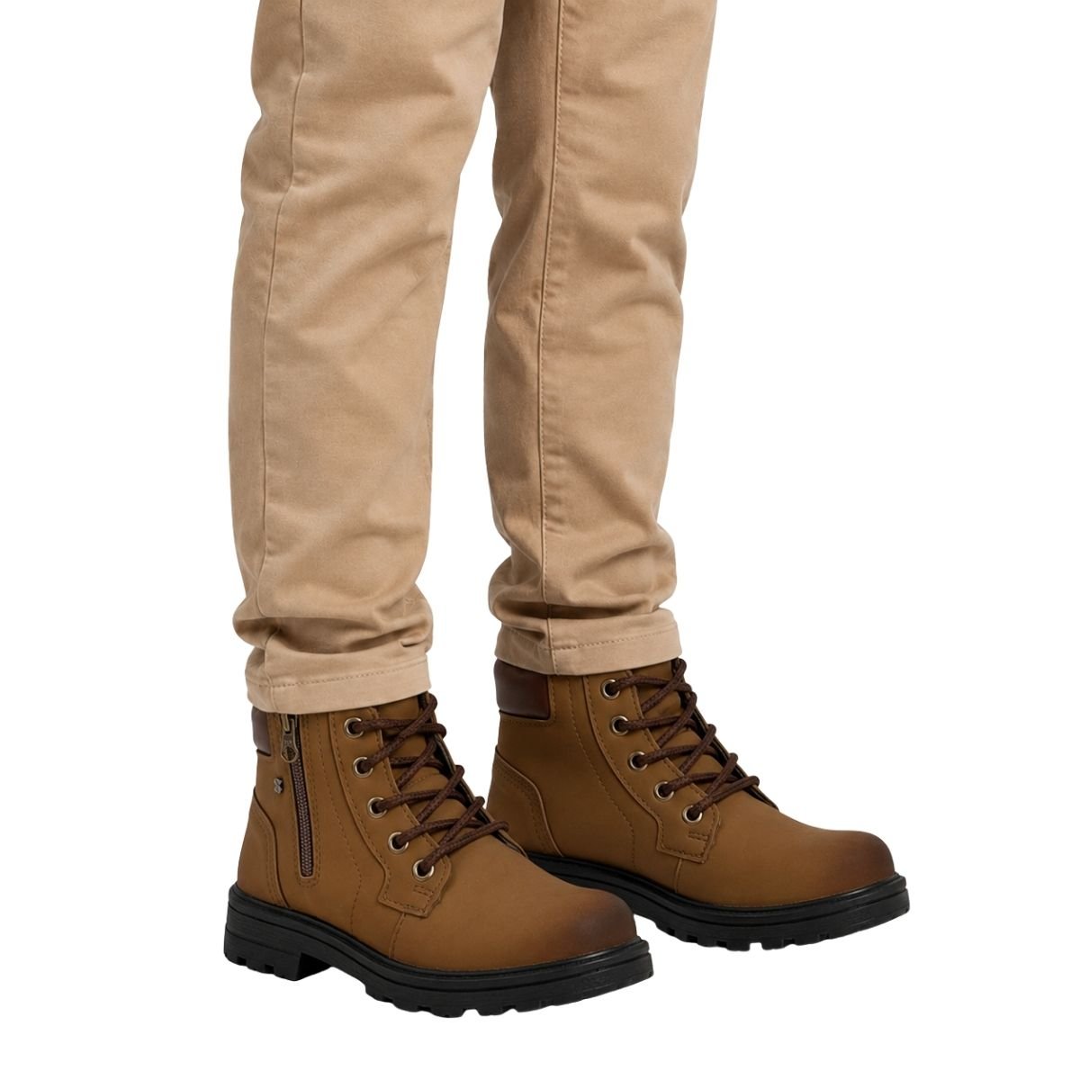 Coturno Stay Infantil Menino 4760B Marrom Marrom 2