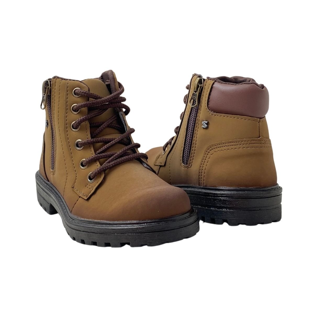 Coturno Stay Infantil Menino 4760B Marrom Marrom 5