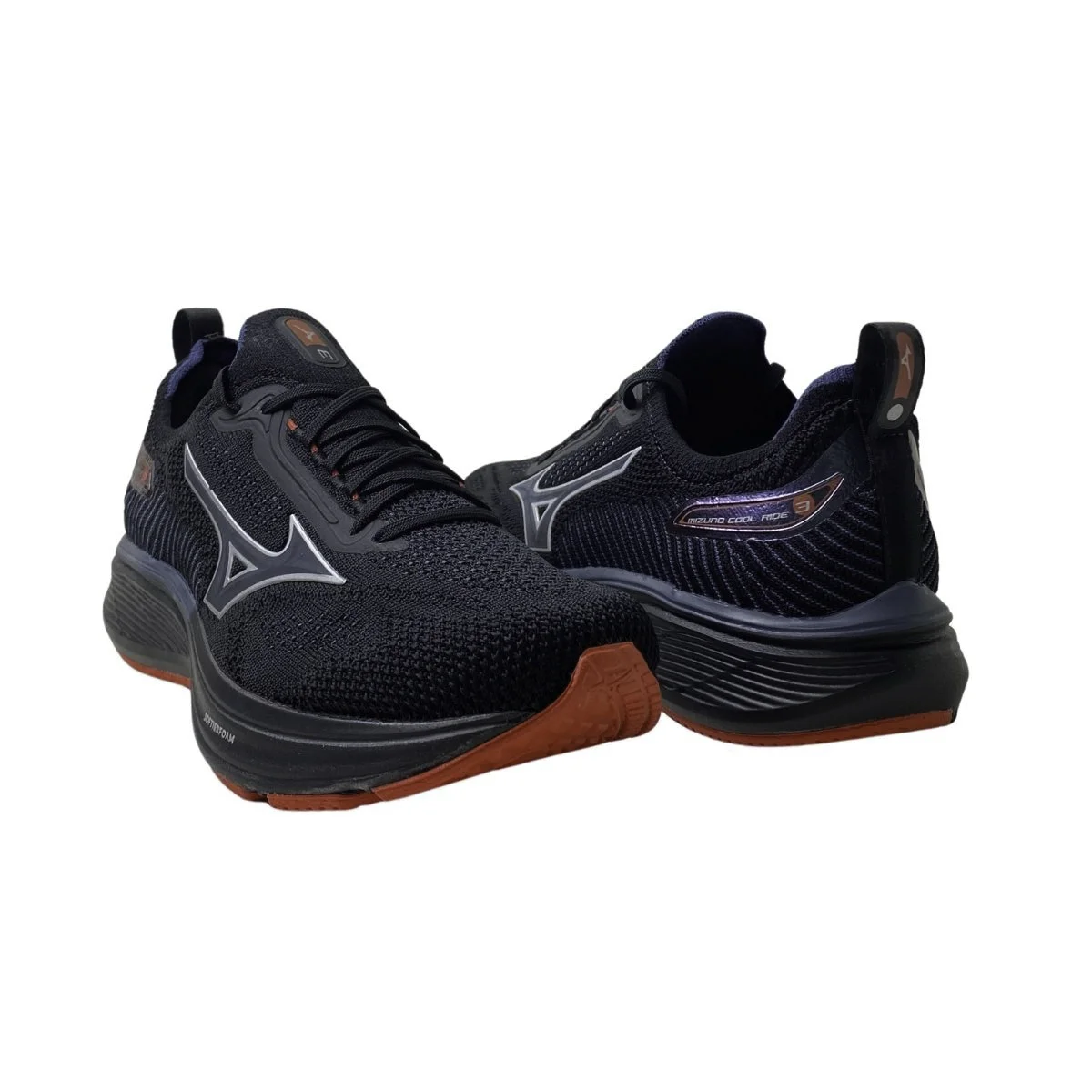 Tênis COOL RIDE 3 Mizuno Masculino 101095095M Preto/Preto Preto 5