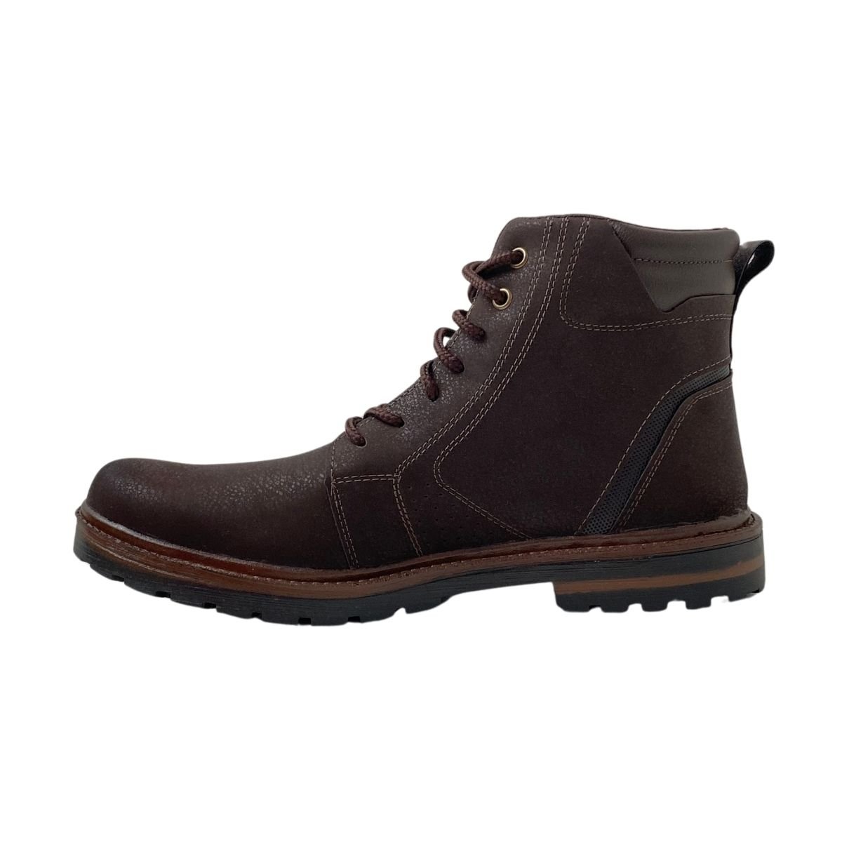 Coturno Stay Masculino 480900C Marrom Escuro Marrom 3