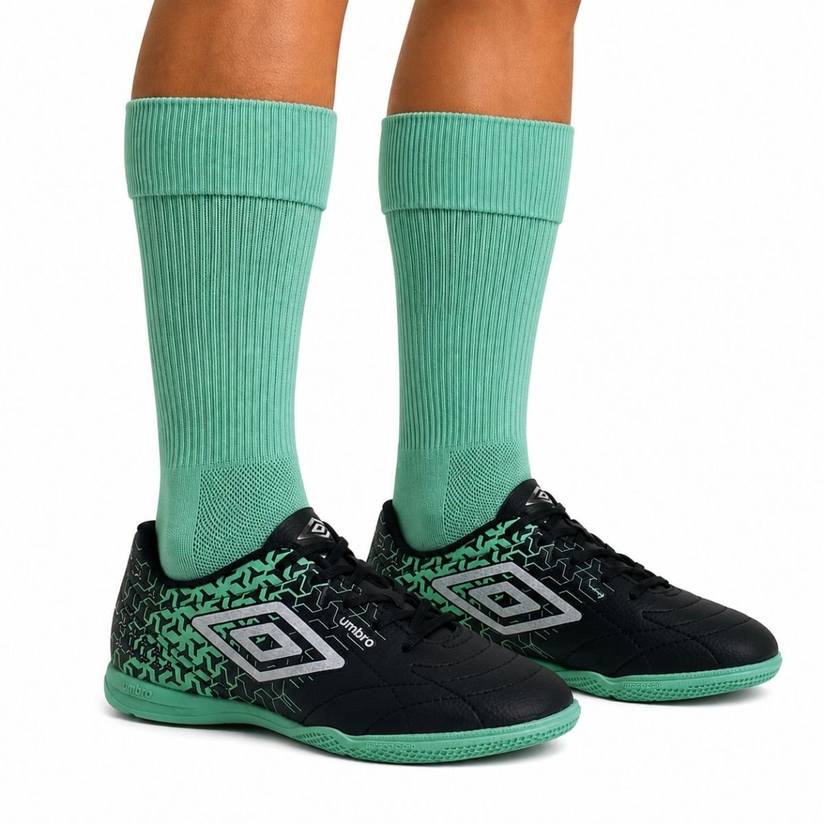 Tênis Neo Futsal Umbro Infantil Menino UO4FB00418 Preto Preto 2