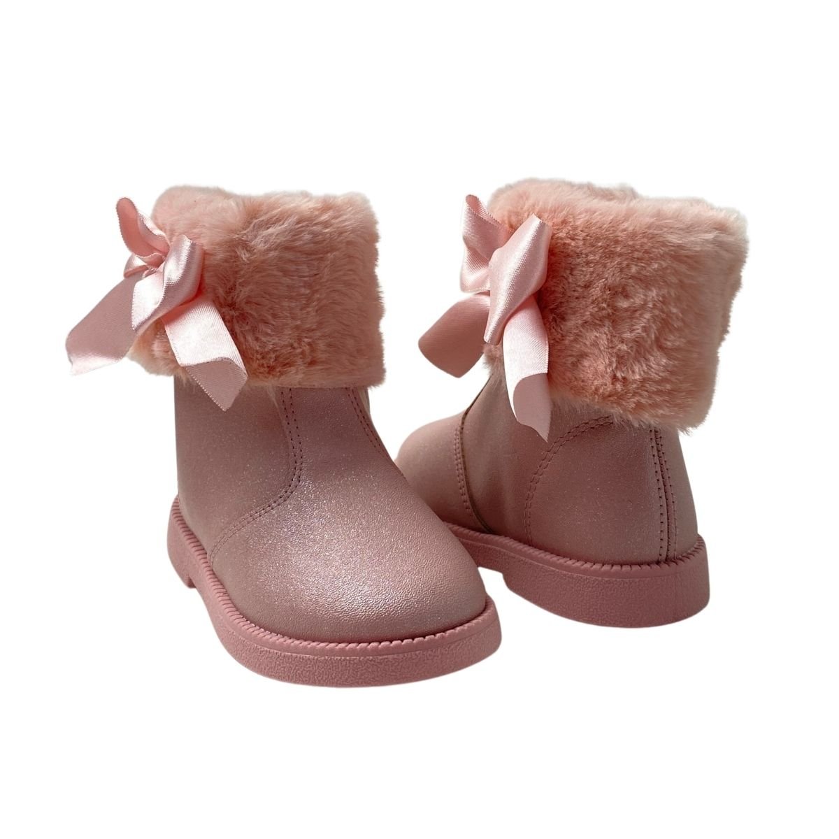 Bota Molekinha Infantil Menina 2184106 Rosa Rosa 5