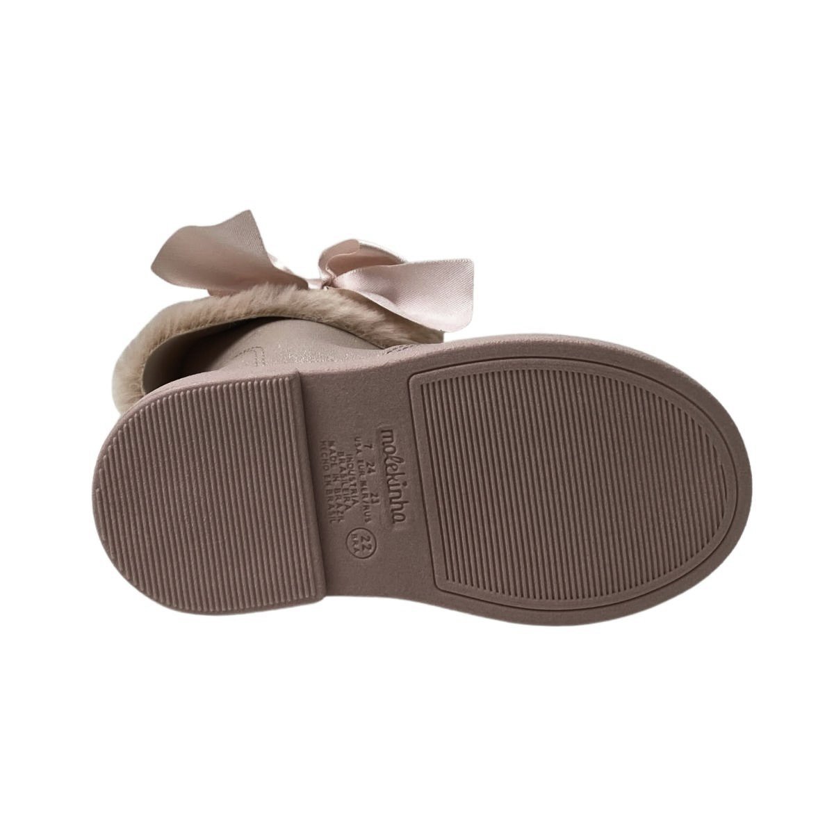 Bota Molekinha Infantil Menina 2184106 Rosa Rosa 6