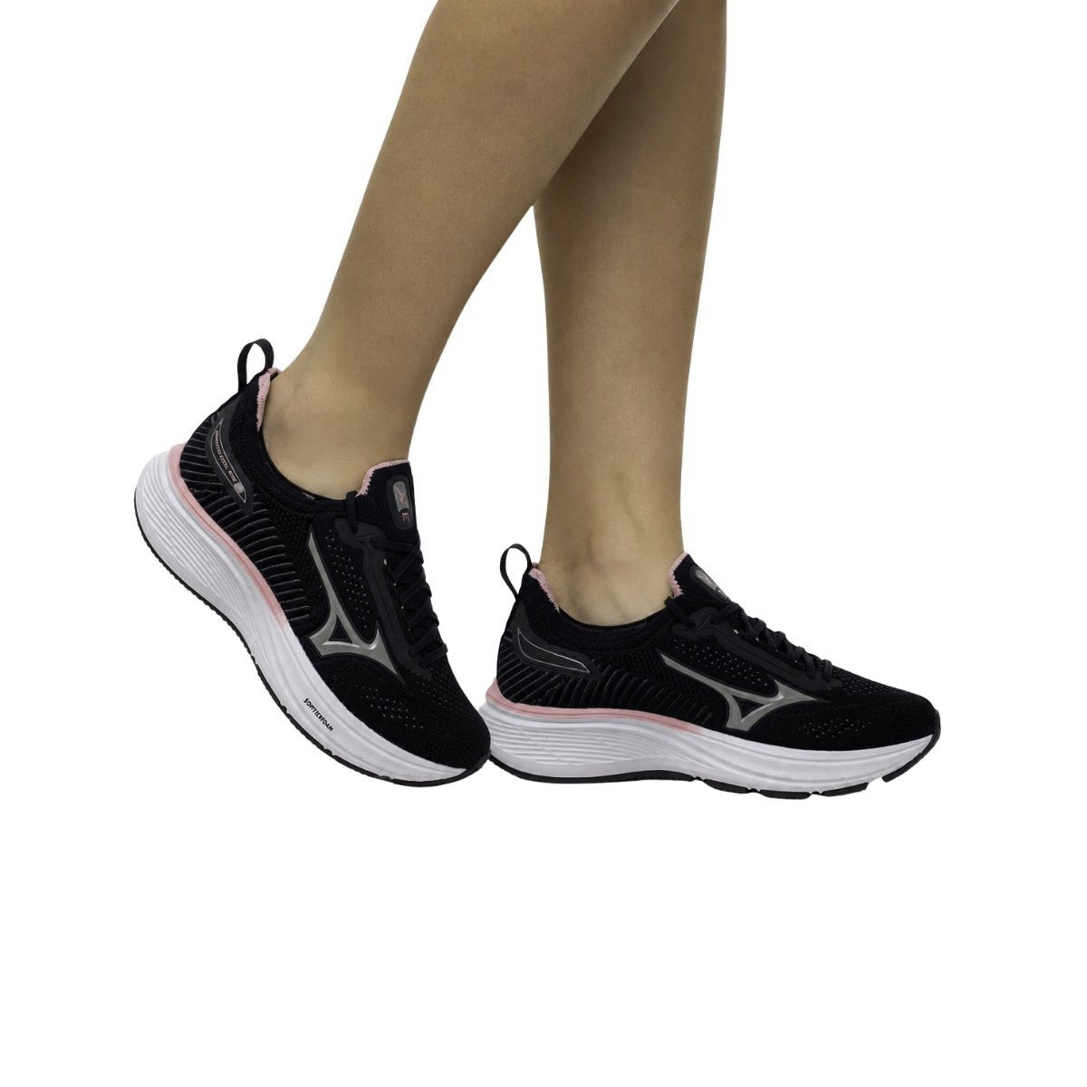 Tênis COOL RIDE 3 Mizuno Feminino 101095095F Preto/Rosa Preto 2