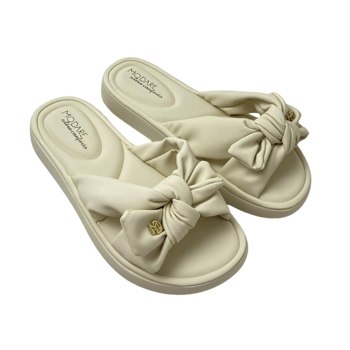 Tamanco Modare Feminino 7208101 Creme Bege 4